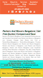 Mobile Screenshot of packersmoversbangalore.in